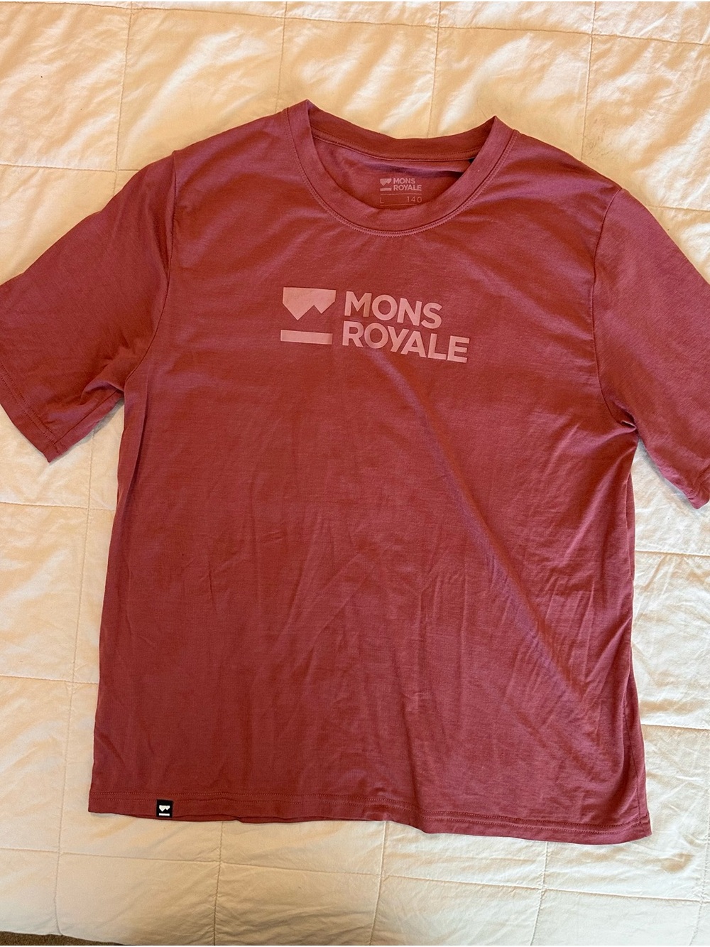 Women’s mons Royale Women's Short Sleeve. Terracotta